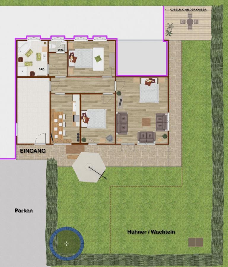 Oberachen Apartment Ellmau Kültér fotó